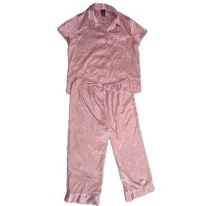 Vintage Pink and Red stripped pajama set